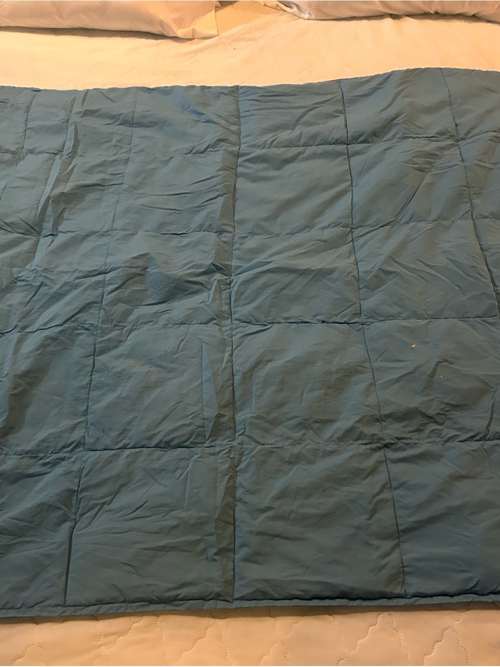 Small Blue Cozy Quilted Comforter